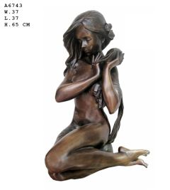 Havfrue Fontene - I Bronse