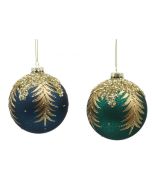 Peacock Glasskuler - 2Pk